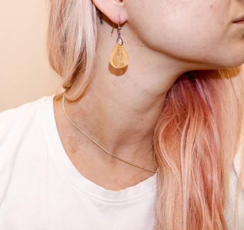 Kolczyki "Krople jesieni"