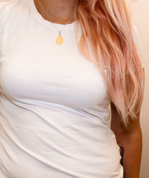 Naszyjnik "Kropla jesieni"