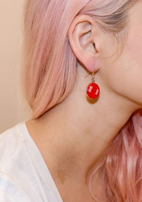 Kolczyki "Cukierkowe święta"