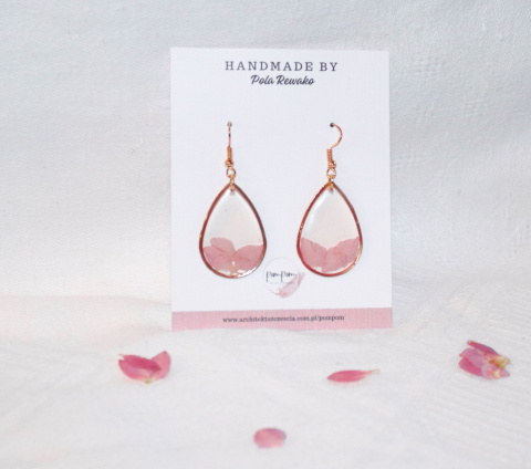 Kolczyki "Wiśniowe łzy"