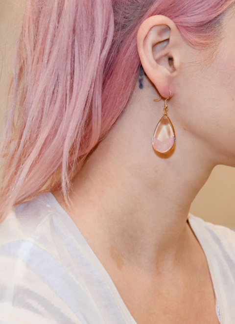 Kolczyki "Wiśniowe łzy"