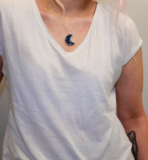 Naszyjnik "Księżycowa noc"