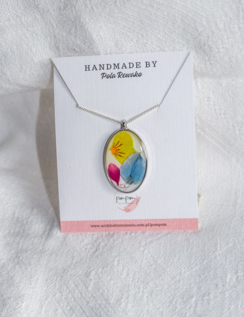 Naszyjnik "Kolorowa abstrakcja"