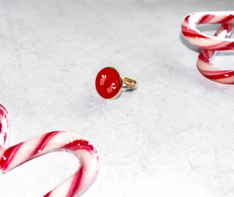 Pierścionek "Cukierkowe święta"