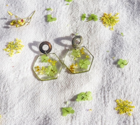 Kolczyki "Cicha wojowniczka"