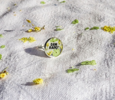 Pierścionek "Cicha wojowniczka"