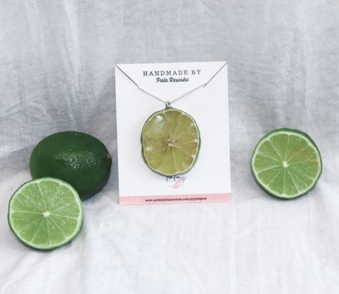 Naszyjnik "Lime Twist"