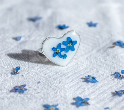 Pierścionek "Mleczna droga"